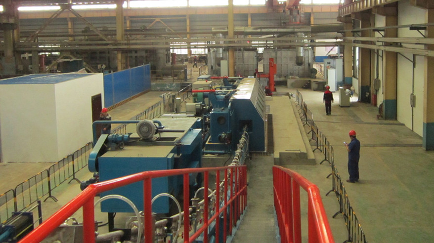 Aluminum CCR Continuous Casting Rolling line