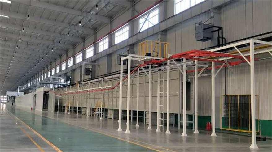 Powder Coating Production Line For Aluminum Profiles